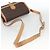 Céline CELINE Macadam Canvas Shoulder Bag PVC Leather Brown Gold - vista 7