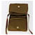PRADA Shoulder Bag Satin Khaki Gold - vista 8