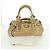 Chloé Chloe Paddington Hand Bag Leather Gold Silver - vista 12