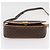Céline CELINE Macadam Canvas Shoulder Bag PVC Leather Brown Gold - vista 5