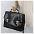PRADA Business Bag Leather Black Silver - vista 24