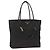 PRADA Tote Bag Nylon Black Gold