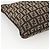 FENDI Zucchino Canvas Shoulder Bag Brown Silver - vista 15