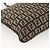 FENDI Zucchino Canvas Shoulder Bag Brown Silver - vista 17