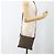 FENDI Zucchino Canvas Shoulder Bag Brown Silver - vista 22
