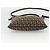 FENDI Zucchino Canvas Shoulder Bag Brown Silver - vista 5