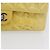 CHANEL Matelasse Backpack Patent leather Yellow Silver CC - vista 3