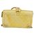 CHANEL Matelasse Backpack Patent leather Yellow Silver CC - vista 4