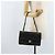CHANEL Matelasse Chain Shoulder Bag Leather Black Gold CC - vista 27
