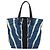 FENDI Tote Bag Nylon Blue Silver - vista 3
