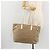 PRADA Tote Bag Canvas Beige Gold - vista 24