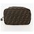FENDI Zucca Canvas Vanity Hand Bag Brown Black - vista 10