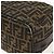 FENDI Zucca Canvas Vanity Hand Bag Brown Black - vista 13