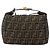 FENDI Zucca Canvas Vanity Hand Bag Brown Black - vista 2