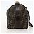FENDI Zucca Canvas Vanity Hand Bag Brown Black - vista 4