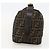 FENDI Zucca Canvas Vanity Hand Bag Brown Black - vista 5