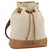 LOEWE Purse Shoulder Bag Canvas Beige Gold