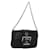 PRADA Chain Shoulder Bag Nylon Brown Silver
