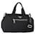 PRADA Hand Bag Nylon 2way Black Gold