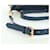 PRADA Shoulder Bag Nylon Leather Blue Gold - vista 10