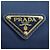 PRADA Shoulder Bag Nylon Leather Blue Gold - vista 20