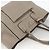 Sac Tote PRADA en cuir gris argenté - Ansicht 6