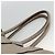 Sac Tote PRADA en cuir gris argenté - Ansicht 8