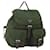 PRADA Backpack Nylon Khaki Silver