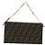 FENDI Zucca Canvas Shoulder Bag Black Brown gold - vista 13