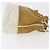 CHANEL Matelasse Drawstring Chain Shoulder Bag Leather Beige Gold CC - vista 3