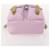 PRADA Backpack Nylon Pink Silver - vista 5