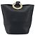 Céline CELINE Circle Shoulder Bag Leather Black Gold - vista 13