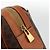 Céline CELINE Macadam Canvas Hand Bag PVC Leather Brown Gold - vista 10