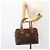 Céline CELINE Macadam Canvas Hand Bag PVC Leather Brown Gold - vista 24