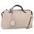 FENDI By The Way Shoulder Bag Leather 2way Beige Silver