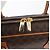 Céline CELINE Macadam Canvas Hand Bag PVC Leather Brown Gold - vista 10