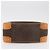 Céline CELINE Macadam Canvas Hand Bag PVC Leather Brown Gold - vista 5