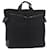 PRADA Hand Bag Nylon Black Silver