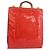 LOUIS VUITTON Monogram Vernis Stanton Tote Bag Red M91078 LV