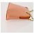 Céline CELINE Chain Shoulder Bag Leather Orange Gold - vista 3