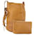 Céline CELINE Shoulder Bag Leather Beige