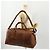 Coach Boston Tasche Leder 2way Braun Gold - Ansicht 25