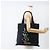 SAINT LAURENT Kahala Tote Bag Canvas Navy - vista 22