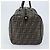 FENDI Zucca Canvas Boston Bag PVC Black Brown - vista 4