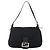 FENDI Mamma Baguette Shoulder Bag Nylon Black Silver - vista 13