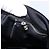 FENDI Mamma Baguette Shoulder Bag Nylon Black Silver - vista 20