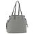 PRADA Tote Bag Nylon Gray Gold