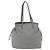 PRADA Tote Bag Nylon Gray Gold - vista 2