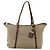 PRADA Tote Bag Canvas Beige Gold - vista 13