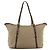 PRADA Tote Bag Canvas Beige Gold - vista 2